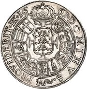 2 Speciedaler - Frederik III, Denmark, 1661 reverse image