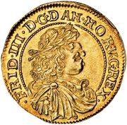 1 Ducat - Frederik III obverse image