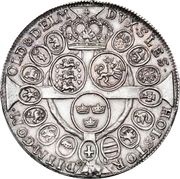 2 Speciedaler - Frederik III Without King's motto, Denmark, 1669 reverse image