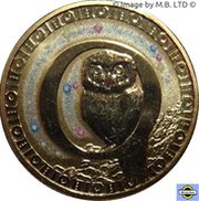 1 Dollar - Elizabeth II 4th Portrait - Alphabet Collection - Letter O reverse image