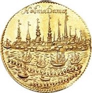 1 Ducat - Christian V Death of Christian V; type 1 reverse image