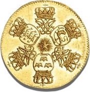 1 Ducat - Frederik IV, Denmark, 1708-1709 reverse image