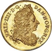 1 Ducat - Frederik IV Christiansborg; "GUINEA" in legend obverse image