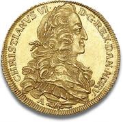 1 Ducat - Frederik V Death of Christian VI and Accession of Frederik V, Denmark, 1746 reverse image