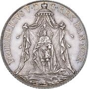 2 Speciedaler - Frederik V Coronation obverse image