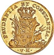 1 Ducat - Frederik V reverse image