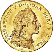 1 Ducat - Fredrik V Eben-Ezer obverse image