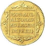 1 Ducat Species - Christian VII Trade Coinage, Denmark, 1771 reverse image