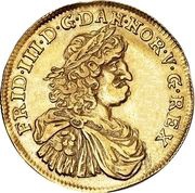 16 Mark dansk / Guldkrone - Frederik III obverse image
