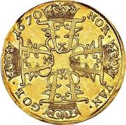 2 Ducats - Frederik III, Denmark, 1670 reverse image