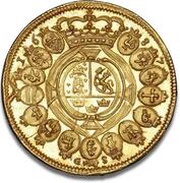 2 Ducats - Christian V, Denmark, 1687 reverse image