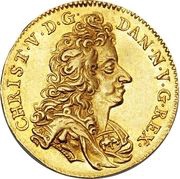2 Ducats - Christian V Christianborg; Dansk Vestindisk Compagnie obverse image
