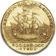 2 Ducats - Frederik IV, Denmark, 1708 reverse image