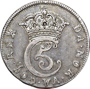 4 Ducats - Christian V Silver pattern strike obverse image