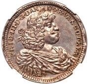 10 Dukat - Frederik III Silver pattern strike obverse image