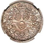 10 Dukat - Frederik III Silver pattern strike, Denmark, 1669 reverse image