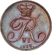 ½ Rigsbankskilling - Frederik VI obverse image