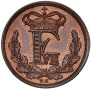 ½ Rigsbankskilling - Frederik VII obverse image