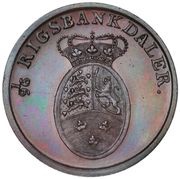 1 Rigsbankskilling - Frederik VI obverse image