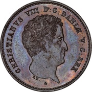 1 Rigsbankskilling - Christian VIII obverse image