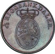 2 Rigsbankskilling - Frederik VI obverse image