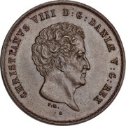 2 Rigsbankskilling - Christian VIII obverse image