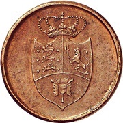 3 Skilling - Frederik VI Rigsbank Token obverse image