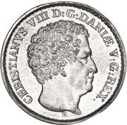 3 Rigsbankskilling - Christian VIII Type II obverse image