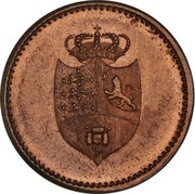12 Skilling - Frederik VI Rigsbank Token obverse image