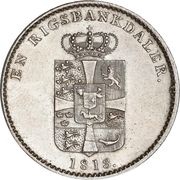 1 Rigsbankdaler - Frederik VI reverse image