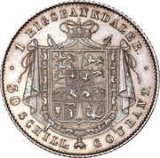 1 Rigsbankdaler / 30 Schilling Courant - Christian VIII reverse image