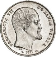 1 Rigsbankdaler - Frederik VII obverse image