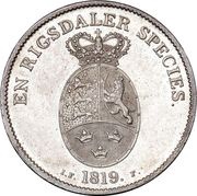 1 Speciedaler - Frederik VI reverse image