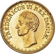 1 Frederik d'Or - Frederik VI Type 2; first head obverse image