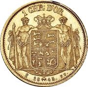 1 Christians d'Or - Christian VIII reverse image