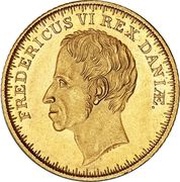 2 Frederiks d'Or - Frederik VI Type 2 obverse image