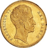 2 Frederik d'Or - Frederik VI Type 3 obverse image