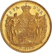 2 Frederik d'Or - Frederik VI Type 3 reverse image