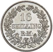 16 Skilling Rigsmønt - Frederik VII reverse image