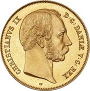 2 Christians d'Or - Christian IX obverse image