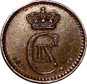1 Øre - Christian IX obverse image