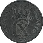 1 Øre - Christian X German Occupation obverse image