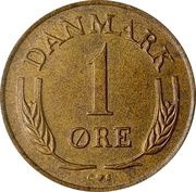 1 Øre - Frederik IX reverse image