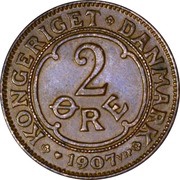 2 Øre - Frederik VIII reverse image