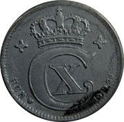 2 Øre - Christian X obverse image