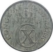 2 Øre - Christian X German Occupation obverse image