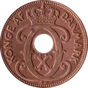 5 Øre - Christian X obverse image