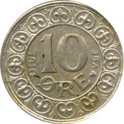 10 Øre - Frederik VIII reverse image