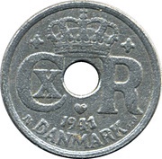 10 Øre - Christian X German Occupation obverse image