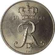 10 Øre - Frederik IX obverse image